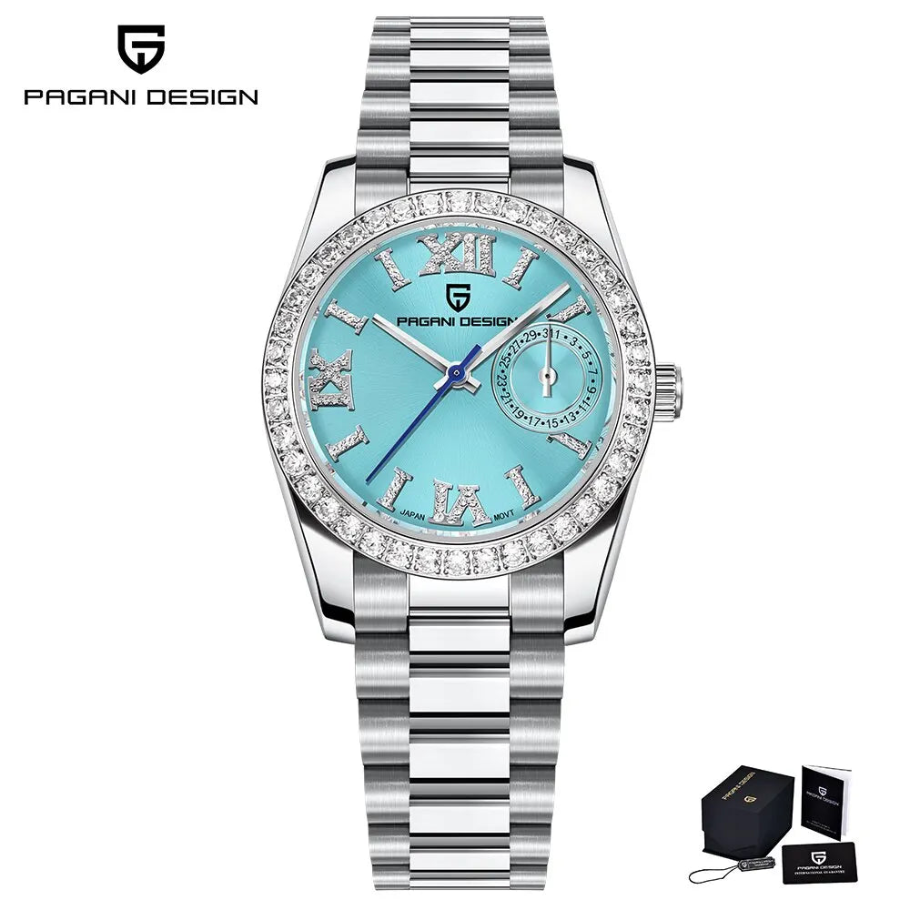 PAGANI DESIGN 2024 32MM Wristwatch Elegant Quartz For Women Watches Sapphire