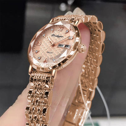 POEDAGAR  Women      Wristwatch Bracelet Simple Rose Gold   Ladies Watches
