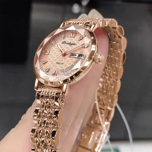 POEDAGAR  Women      Wristwatch Bracelet Simple Rose Gold   Ladies Watches