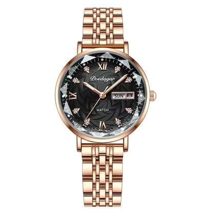 POEDAGAR  Women      Wristwatch Bracelet Simple Rose Gold   Ladies Watches