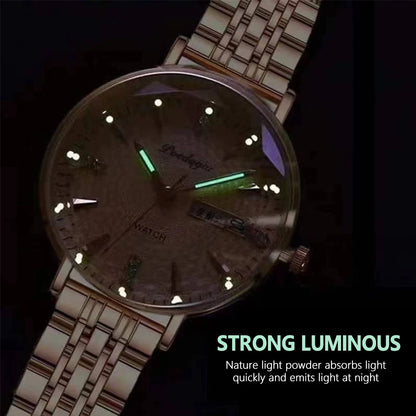 POEDAGAR  Women      Wristwatch Bracelet Simple Rose Gold   Ladies Watches