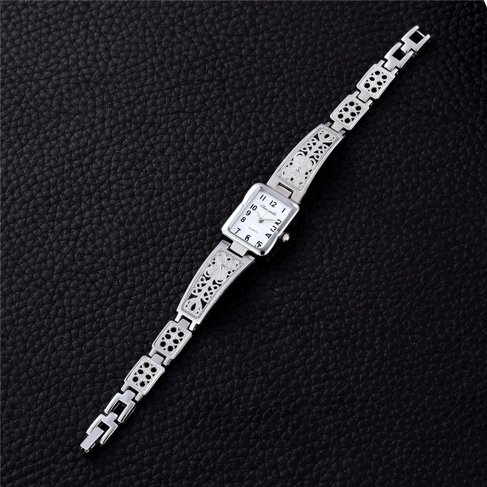 Gold   Women Bracelet Watches  Woman  Casual Dress Ladies    Relogio Feminino