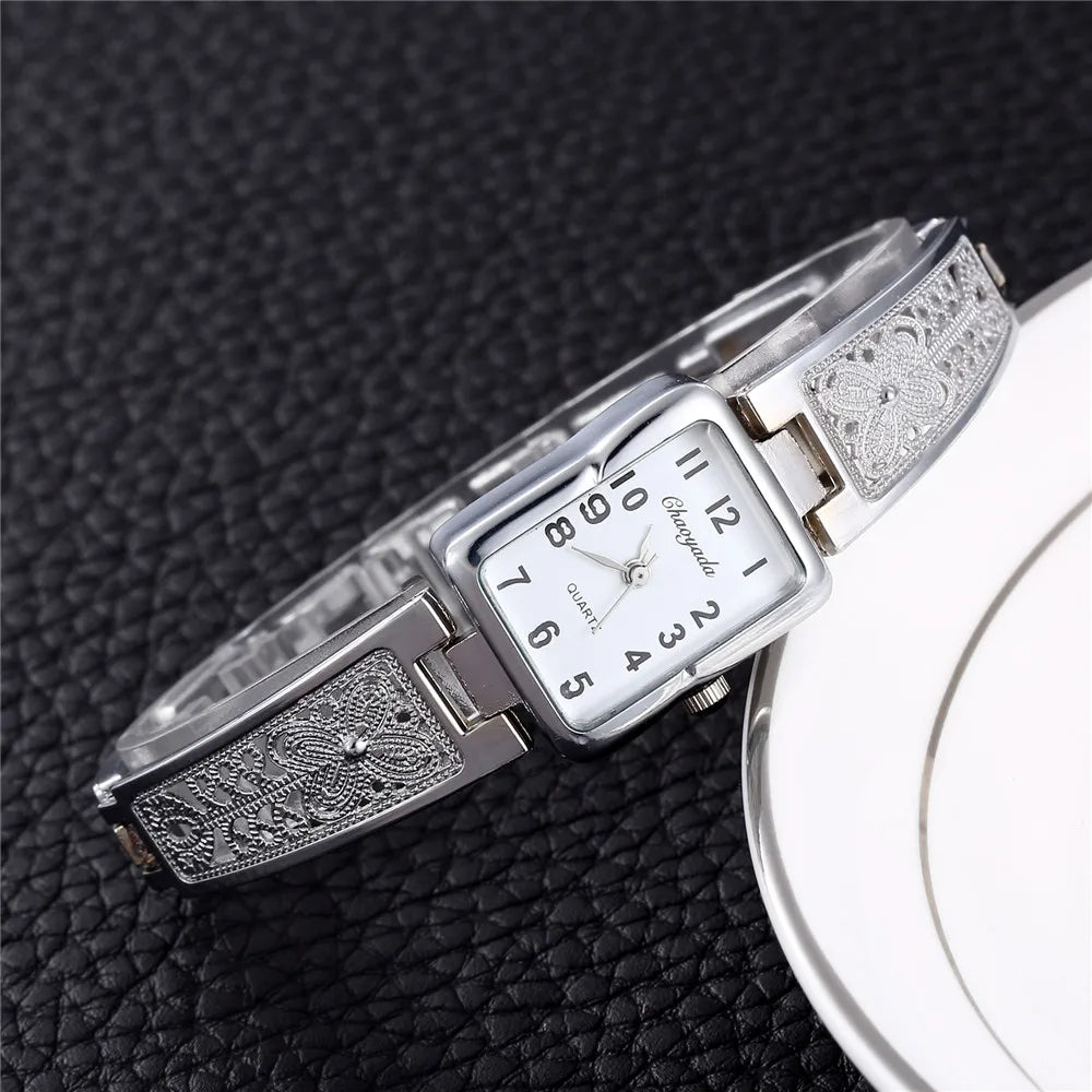 Gold   Women Bracelet Watches  Woman  Casual Dress Ladies    Relogio Feminino