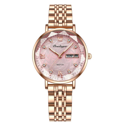 POEDAGAR  Women      Wristwatch Bracelet Simple Rose Gold   Ladies Watches