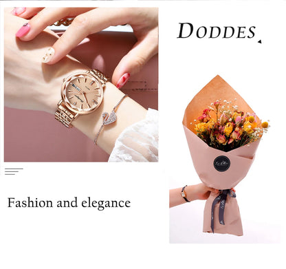 POEDAGAR  Women      Wristwatch Bracelet Simple Rose Gold   Ladies Watches