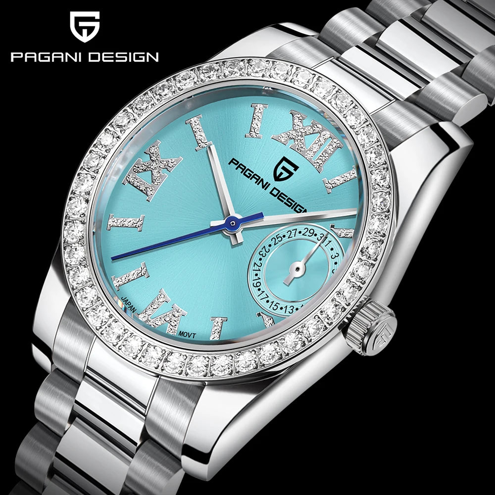 PAGANI DESIGN 2024  32MM  Wristwatch Elegant  Quartz  For Women   Watches Sapphire