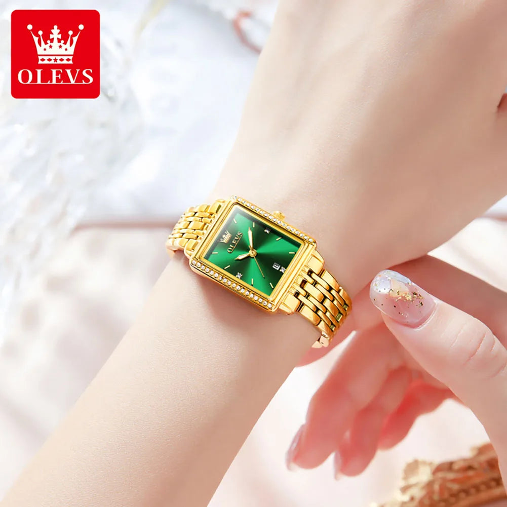 OLEVS 9995 Elegant Quartz Ladies Wristwatch Auto  Top Brand Original  For Women    Watches 2025