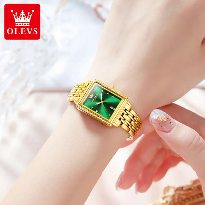 OLEVS 9995 Elegant Quartz Ladies Wristwatch Auto  Top Brand Original  For Women    Watches 2025