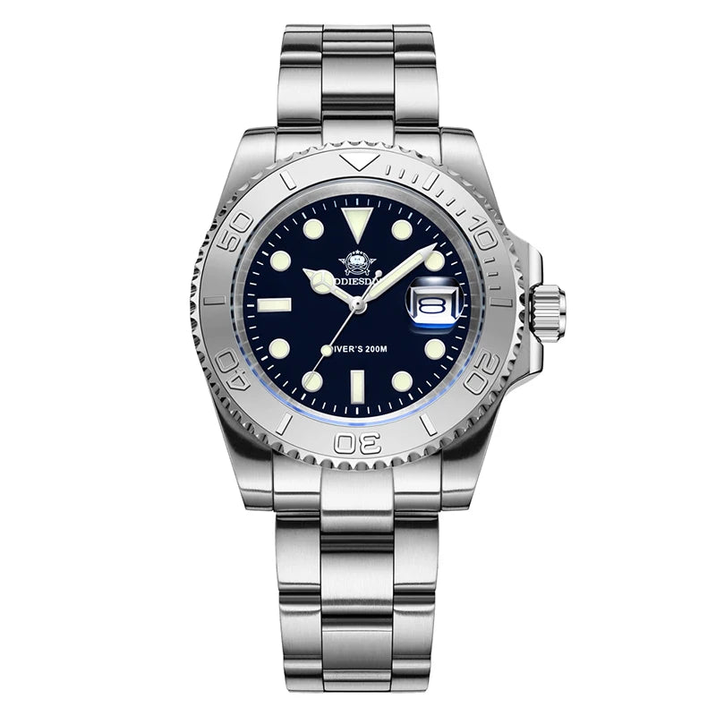 ADDIESDIVE Luxurious  Analog Quartz  BGW9  20 Bar   Diving   Men Watches H3