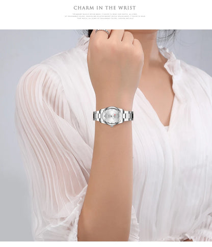 29mm Fashionable   Rhinestone Pink Minimalist Girl  Outdoor Travel Women Wrist Watches