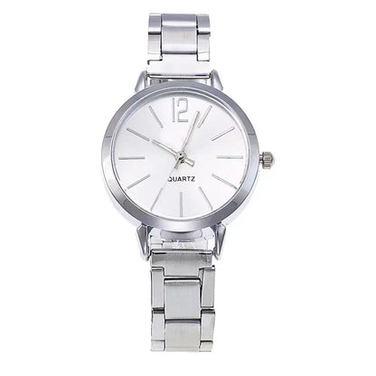for Women Simple Round Dial   Gold Bracelet Quartz Wristwatch Students Ladies Watches Reloj Mujer