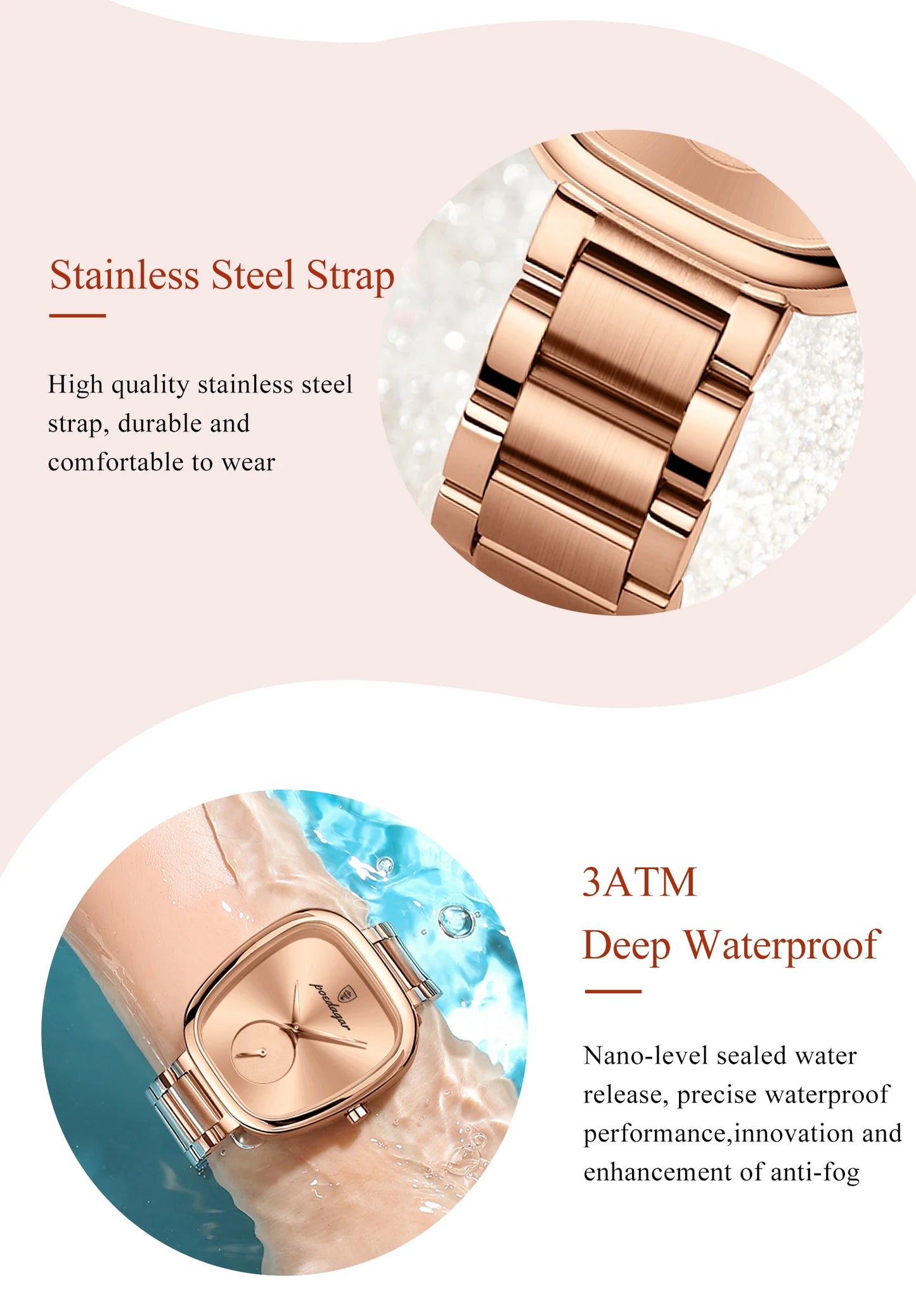 POEDAGAR  Ladies     Quartz  for Woman High Quality   Elegant  Watches