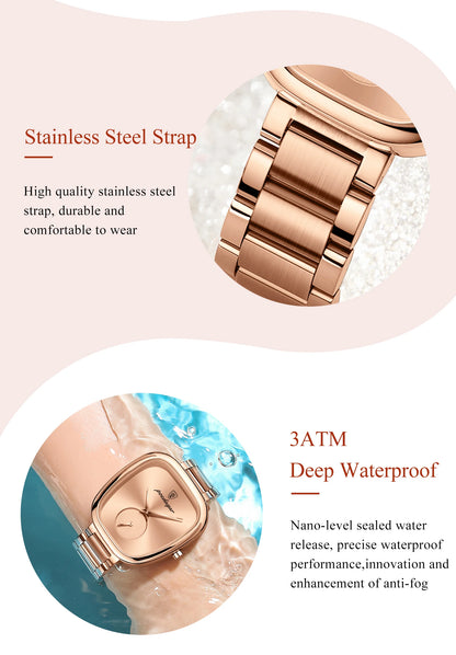 POEDAGAR  Ladies     Quartz  for Woman High Quality   Elegant  Watches