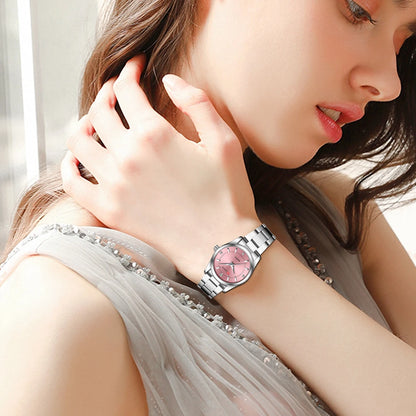 29mm Fashionable   Rhinestone Pink Minimalist Girl  Outdoor Travel Women Wrist Watches