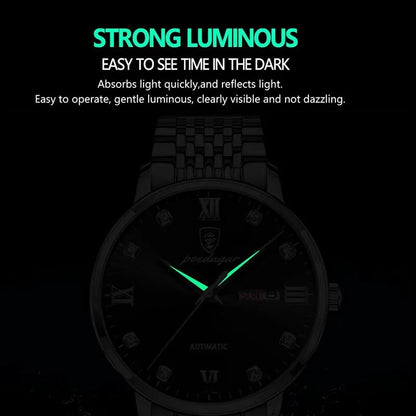 POEDAGAR   Men Quartz Wristwatch   Brand  Sport  Mens Watches Calendar Gifts Clocks