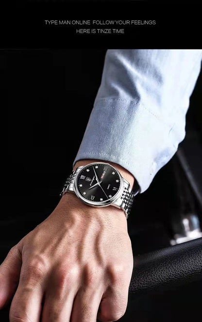 POEDAGAR   Men Quartz Wristwatch   Brand  Sport  Mens Watches Calendar Gifts Clocks