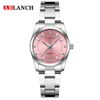 29mm Fashionable   Rhinestone Pink Minimalist Girl  Outdoor Travel Women Wrist Watches