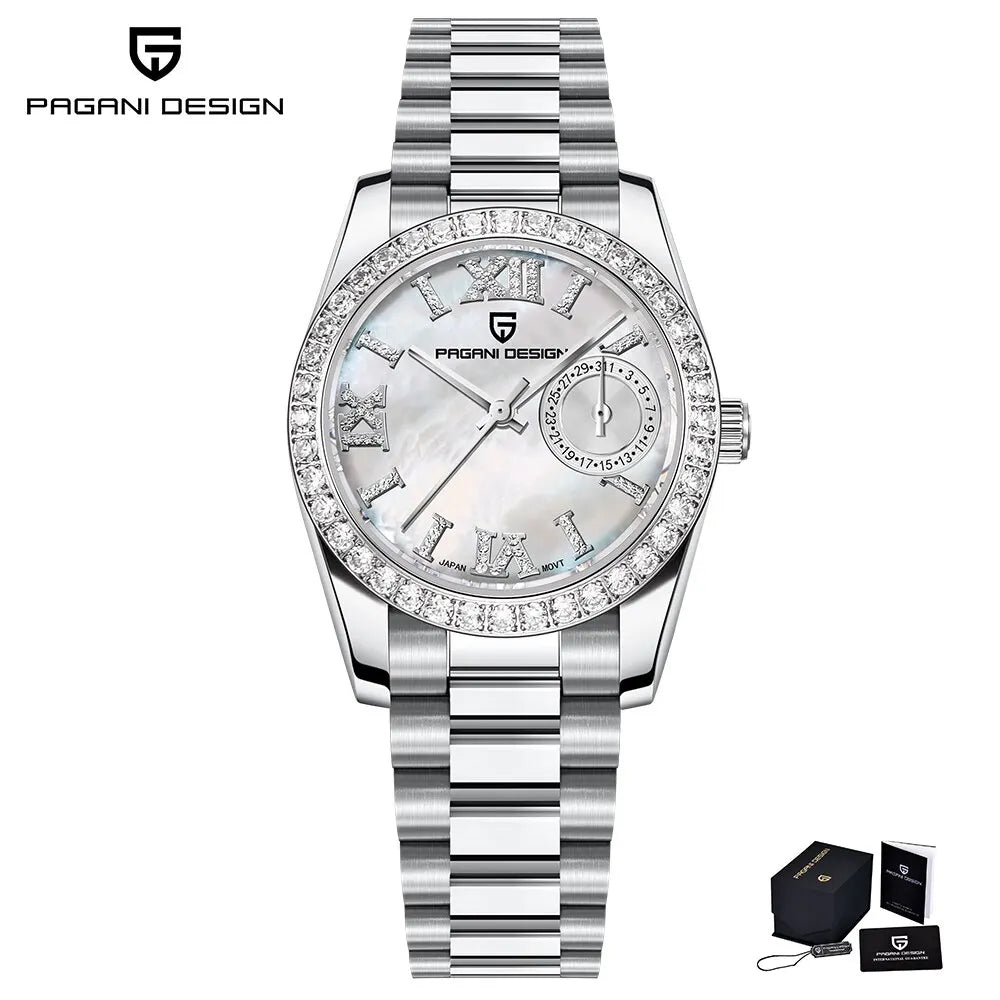PAGANI DESIGN 2024  32MM  Wristwatch Elegant  Quartz  For Women   Watches Sapphire