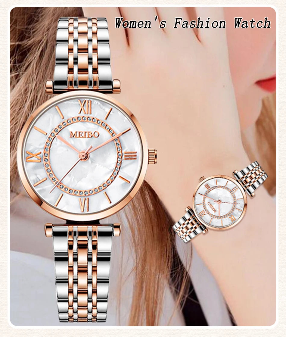 Womens  Crystal Women Bracelet Watches Top Brand  Diamond Ladies Quartz    Wristwatch