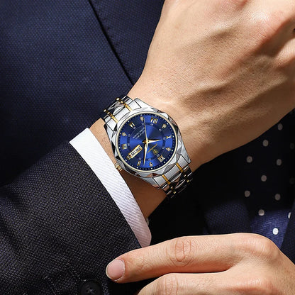 POEDAGAR Brand    Men Sport   Quartz Man   Strap  Calendar   Relógio