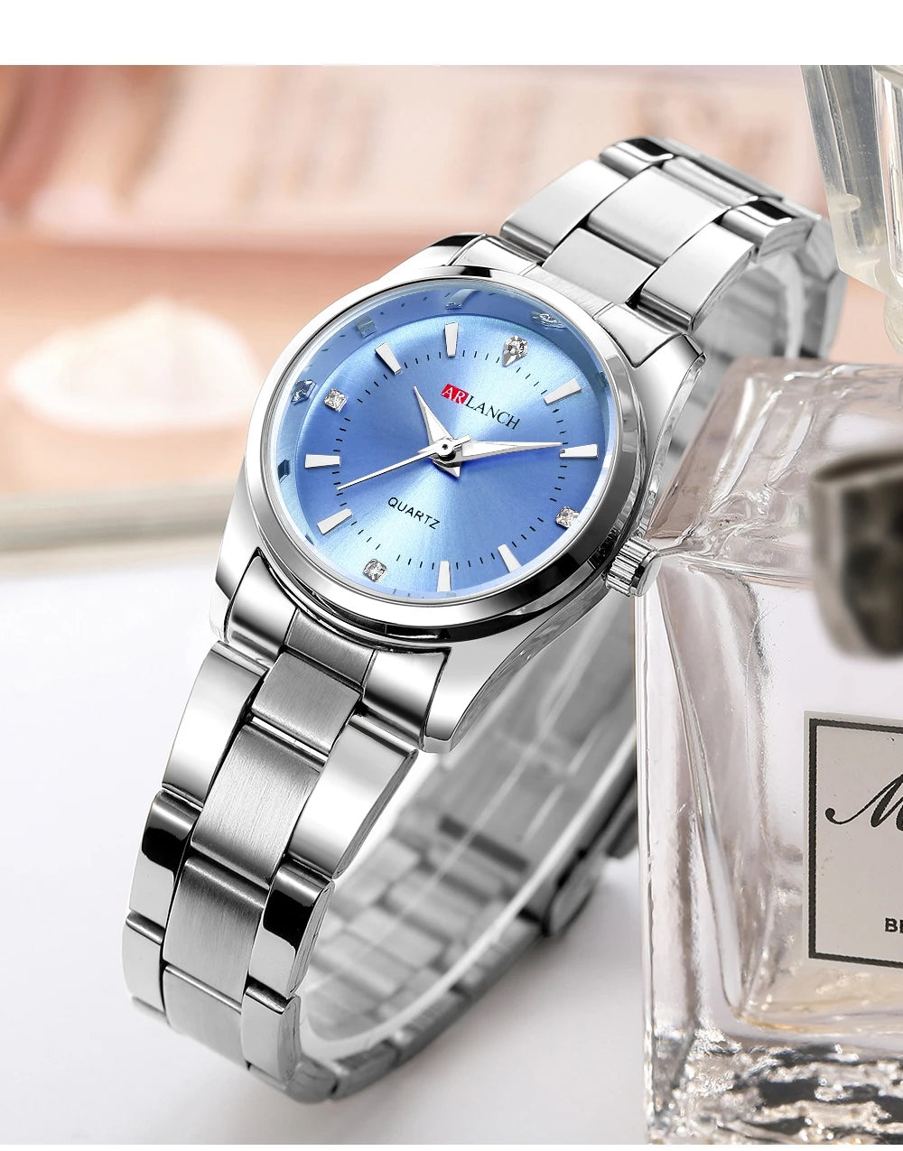 29mm Fashionable   Rhinestone Pink Minimalist Girl  Outdoor Travel Women Wrist Watches