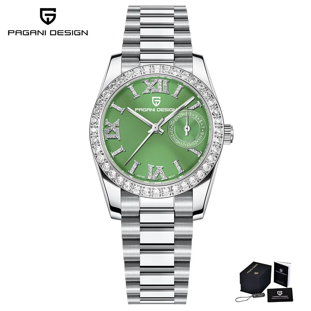 PAGANI DESIGN 2024  32MM  Wristwatch Elegant  Quartz  For Women   Watches Sapphire