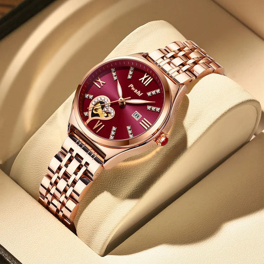 POSHI Women Watches     Ladies Wristwatch  Quarzt  Girlfriend Gift Relogio Feminino