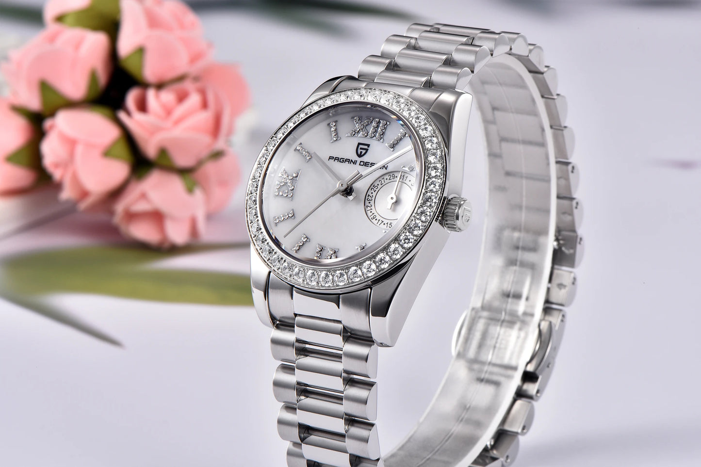 PAGANI DESIGN 2024  32MM  Wristwatch Elegant  Quartz  For Women   Watches Sapphire
