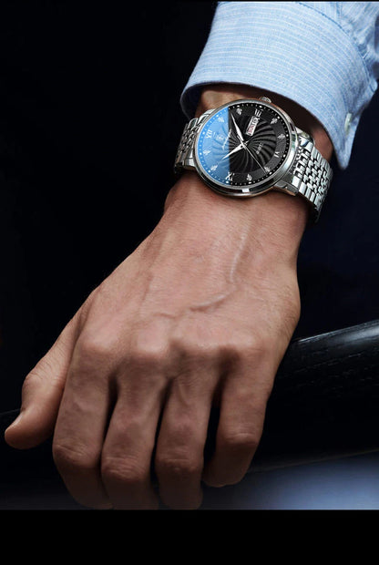 POEDAGAR  Brand Man     Week  Quartz Wristwatch     Men Watches