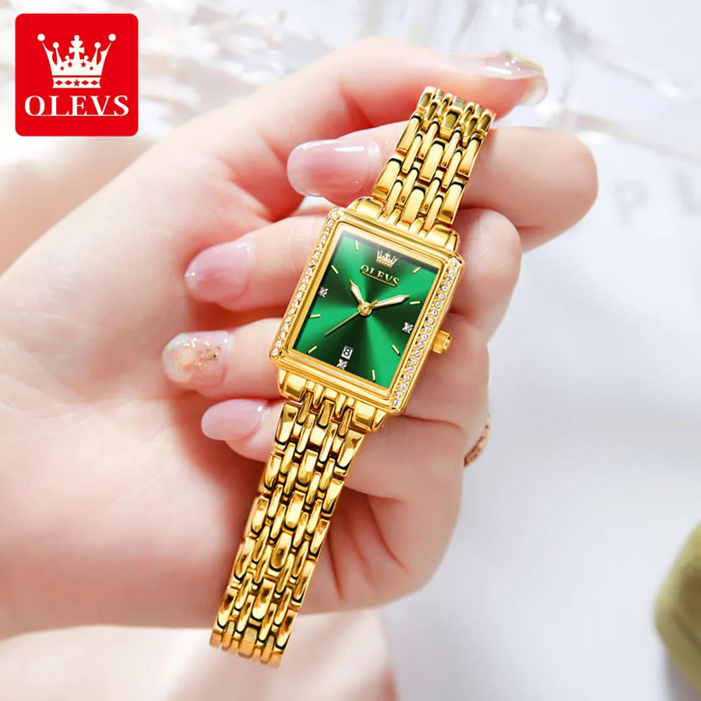 OLEVS 9995 Elegant Quartz Ladies Wristwatch Auto  Top Brand Original  For Women    Watches 2025