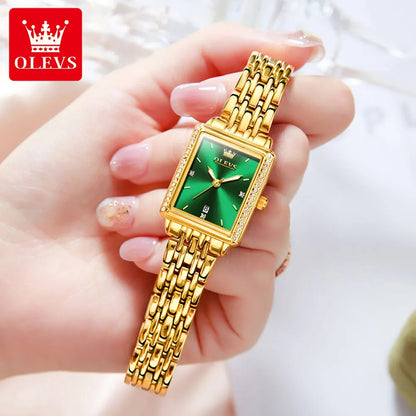 OLEVS 9995 Elegant Quartz Ladies Wristwatch Auto  Top Brand Original  For Women    Watches 2025