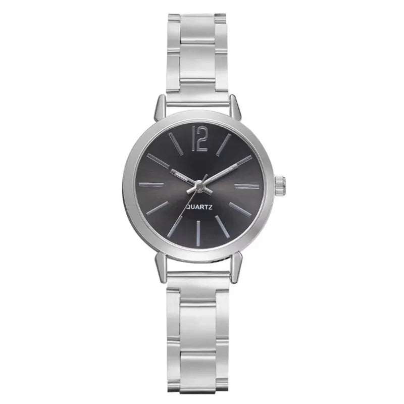 for Women Simple Round Dial   Gold Bracelet Quartz Wristwatch Students Ladies Watches Reloj Mujer