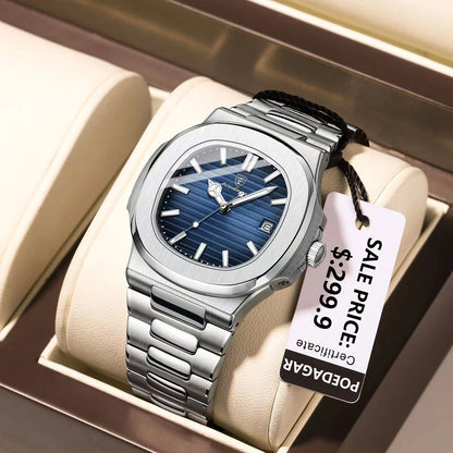 POEDAGAR           Square Quartz Men  reloj hombre
