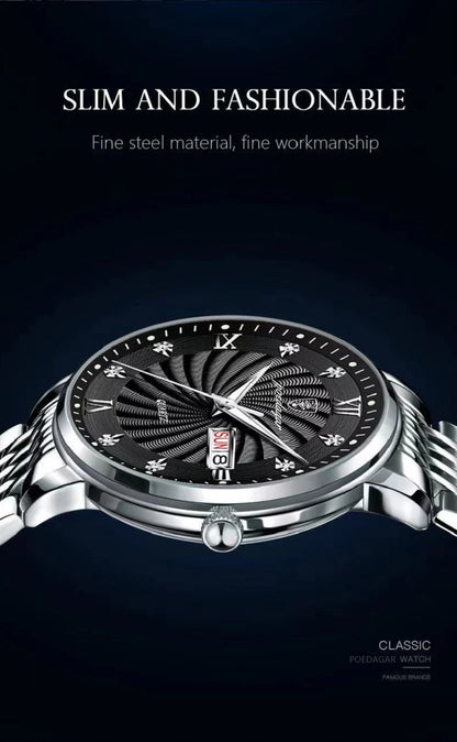 POEDAGAR  Brand Man     Week  Quartz Wristwatch     Men Watches