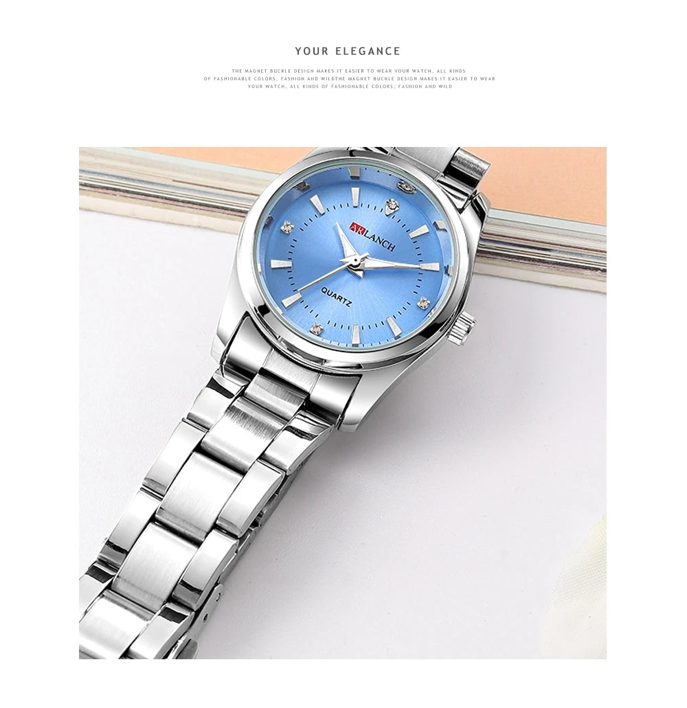 29mm Fashionable   Rhinestone Pink Minimalist Girl  Outdoor Travel Women Wrist Watches