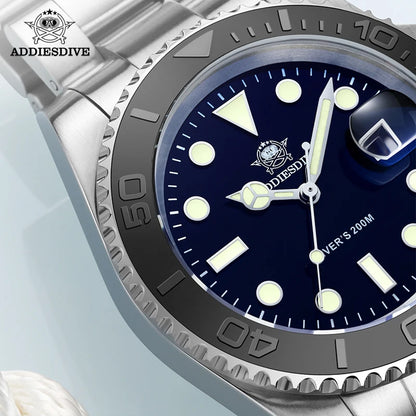 ADDIESDIVE Luxurious  Analog Quartz  BGW9  20 Bar   Diving   Men Watches H3