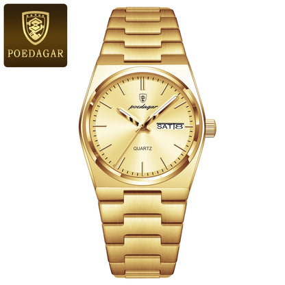 POEDAGAR   for Woman Ladies Elegant Quartz     Week    Watches