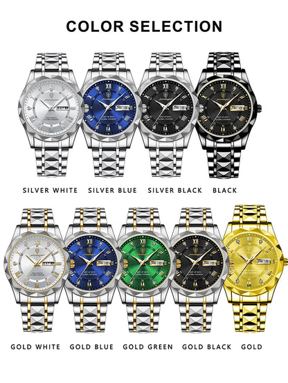 POEDAGAR Brand    Men Sport   Quartz Man   Strap  Calendar   Relógio