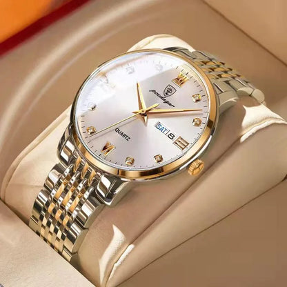 POEDAGAR   Men Quartz Wristwatch   Brand  Sport  Mens Watches Calendar Gifts Clocks