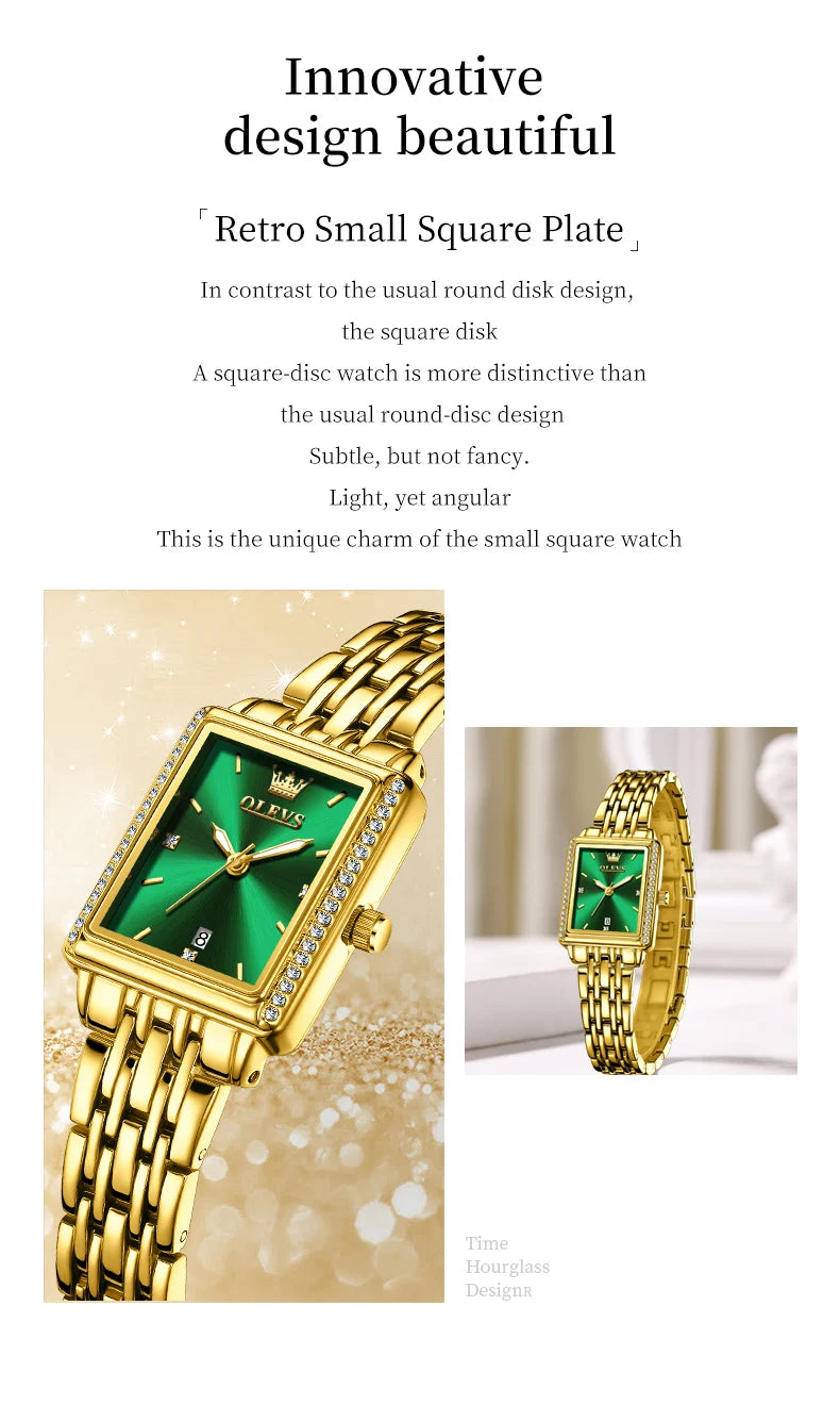OLEVS 9995 Elegant Quartz Ladies Wristwatch Auto  Top Brand Original  For Women    Watches 2025