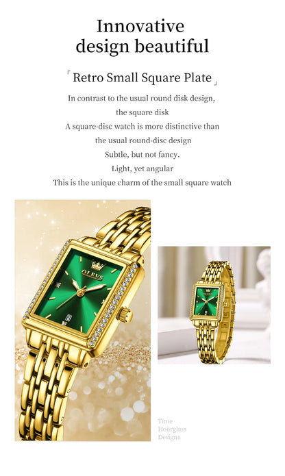 OLEVS 9995 Elegant Quartz Ladies Wristwatch Auto  Top Brand Original  For Women    Watches 2025