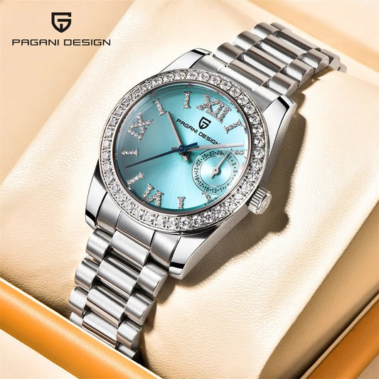 PAGANI DESIGN 2024  32MM  Wristwatch Elegant  Quartz  For Women   Watches Sapphire
