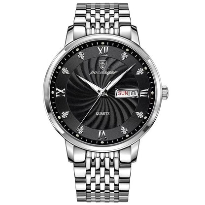 POEDAGAR  Brand Man     Week  Quartz Wristwatch     Men Watches