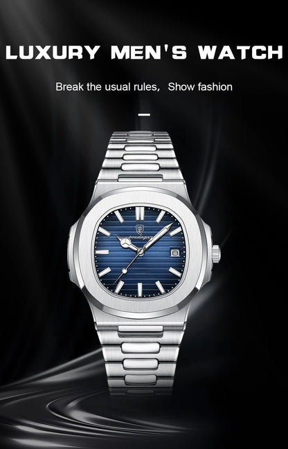 POEDAGAR           Square Quartz Men  reloj hombre