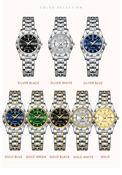 POEDAGAR  Quartz  for Ladies    Week   Women Watches Elegant Dress WristWatch+box