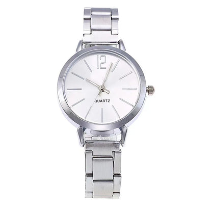 for Women Simple Round Dial   Gold Bracelet Quartz Wristwatch Students Ladies Watches Reloj Mujer