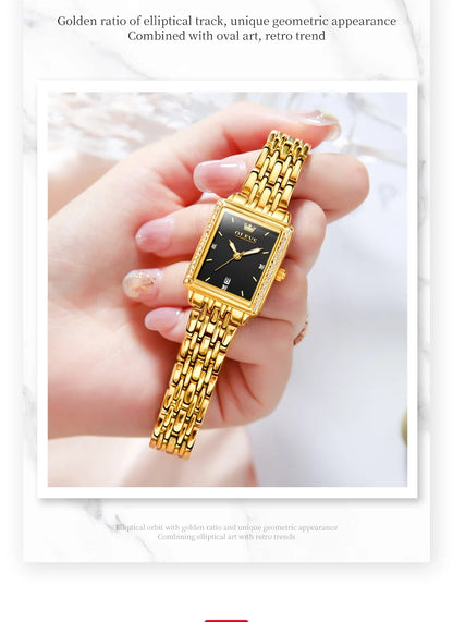 OLEVS 9995 Elegant Quartz Ladies Wristwatch Auto  Top Brand Original  For Women    Watches 2025