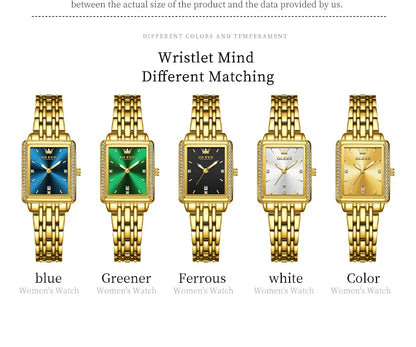 OLEVS 9995 Elegant Quartz Ladies Wristwatch Auto  Top Brand Original  For Women    Watches 2025