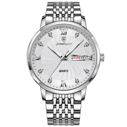 POEDAGAR  Brand Man     Week  Quartz Wristwatch     Men Watches