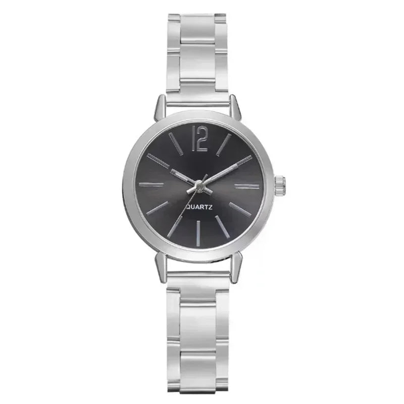 for Women Simple Round Dial   Gold Bracelet Quartz Wristwatch Students Ladies Watches Reloj Mujer